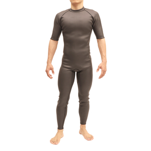 3mm濕式潛水衣 連身滑面款後背拉鍊 適合自由潛水與衝浪