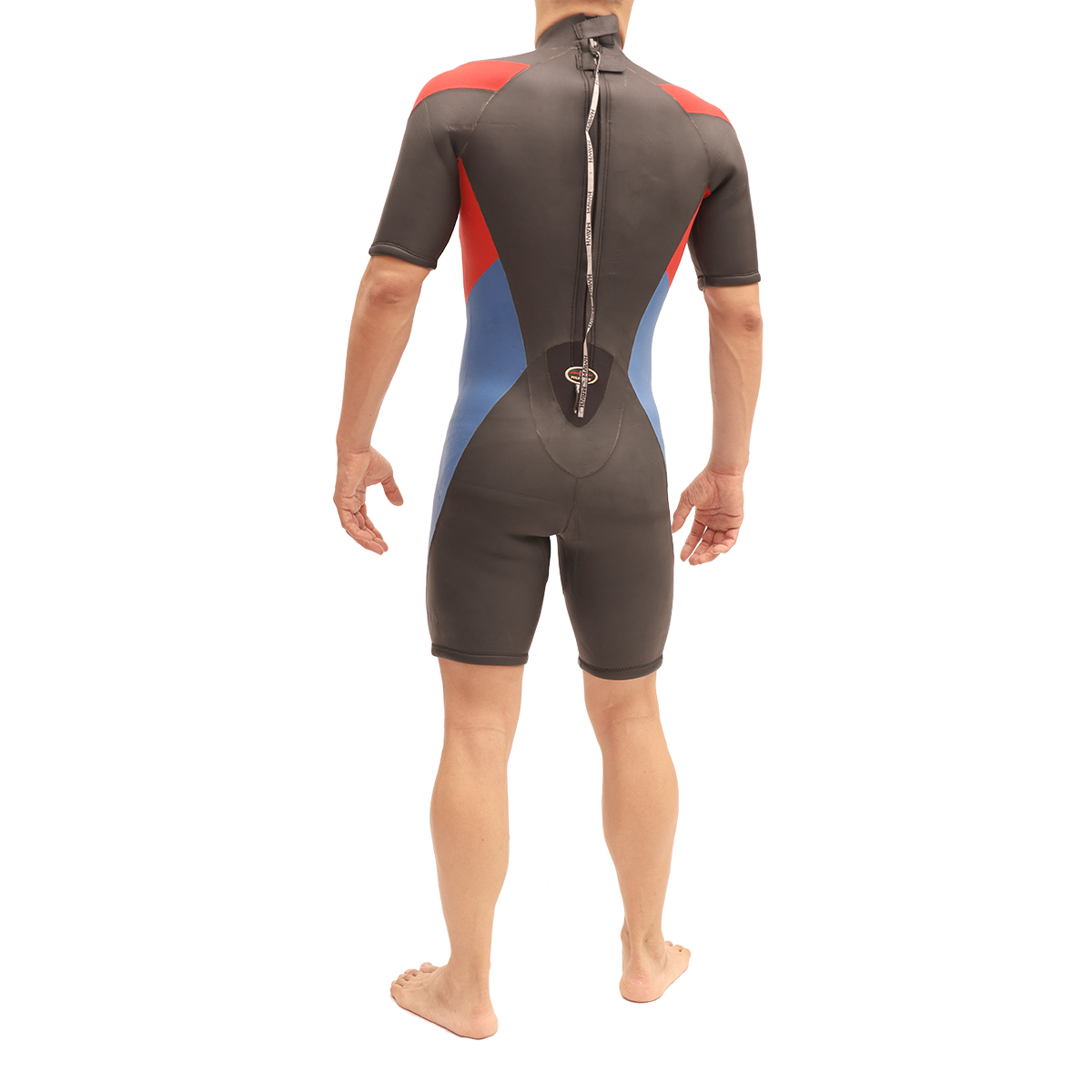 2mm / 3mm 潛水短袖防寒衣 後背式拉鍊 適合自由潛水與衝浪保暖